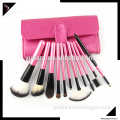 11 pcs makeup brush set with red pouch/Functional cosmetic brushes/make up brushes